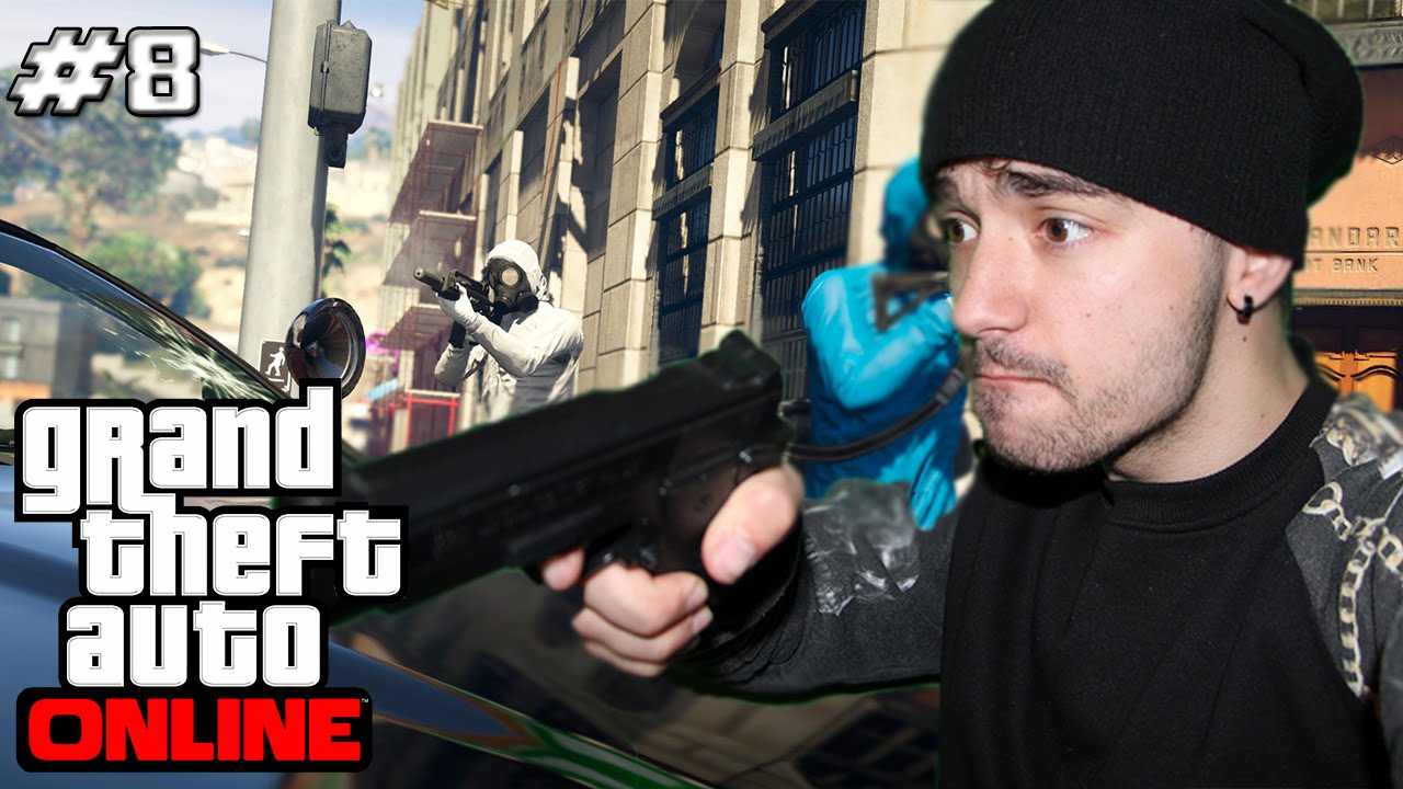 GTA V ONLINE PC #8 SIGA ROUBAR O VALKYRIE E MACHINE GUN OP ! :D