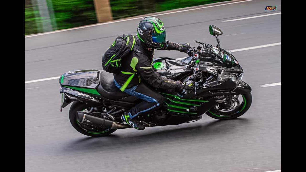Kawasaki ZX14R. Putting a silly grin on your face.