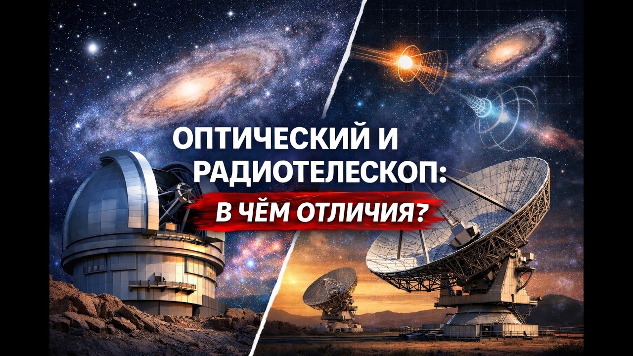 Оптический и радиотелескоп : сравнение
