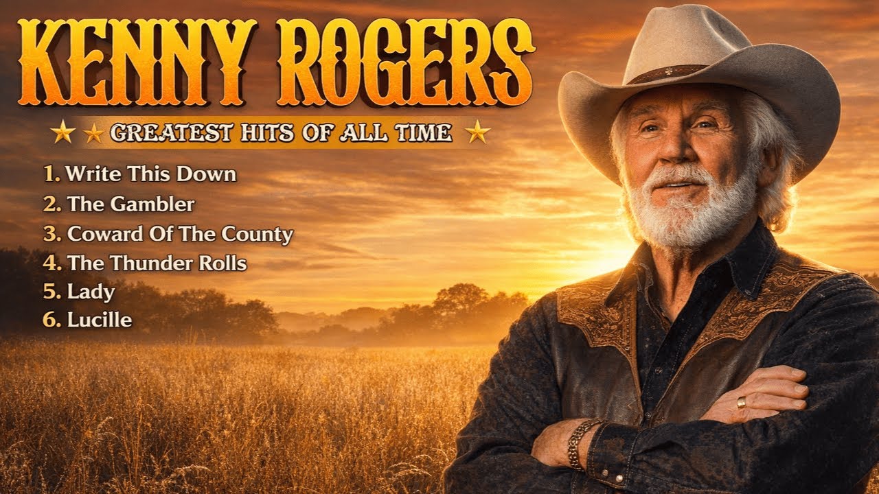 KENNY ROGERS  The Best Songs Nonstop Playlist 🤠 KENNY ROGERS Greatest Hits 2026🌾 Honky Tonk