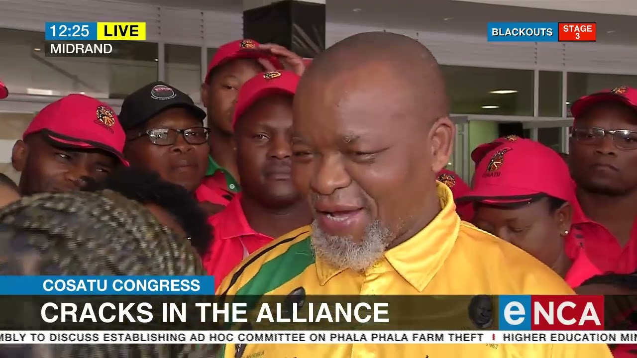 Cosatu Congress | Mantashe speaks on being barred from speaking