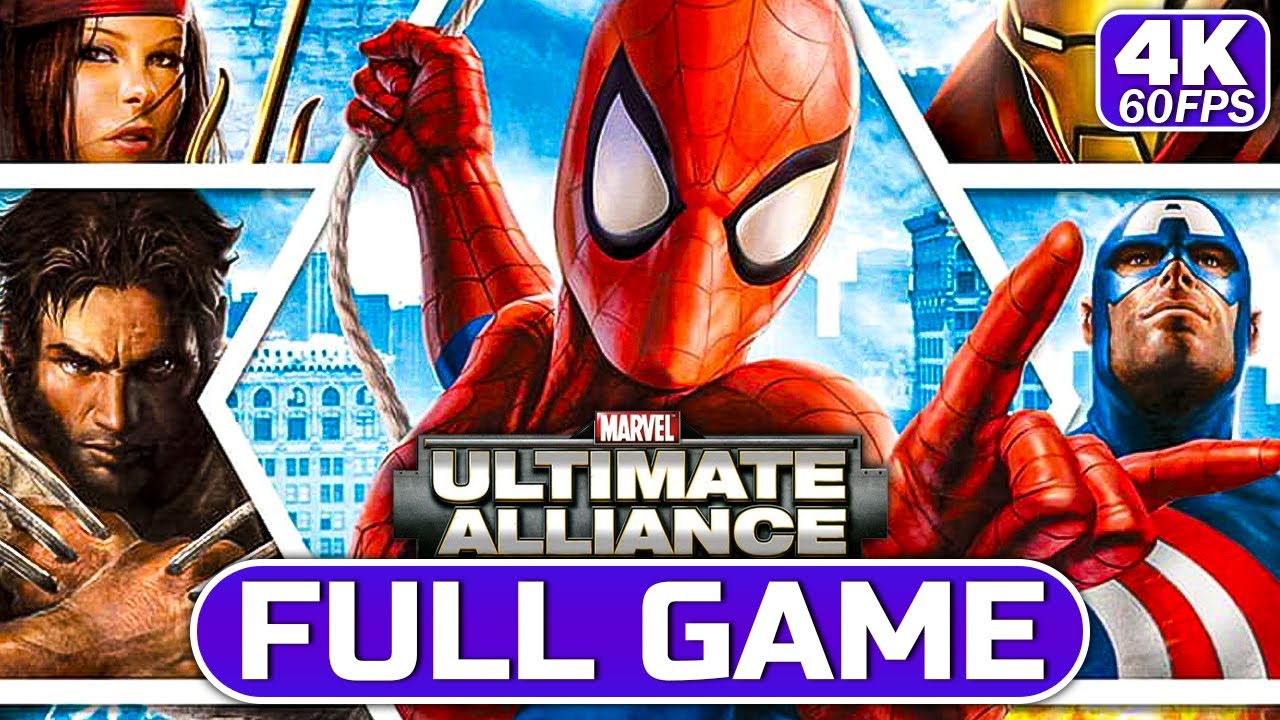 Marvel Ultimate Alliance - Full Gameplay Walkthrough Co-op (4K 60FPS) - No Commentary