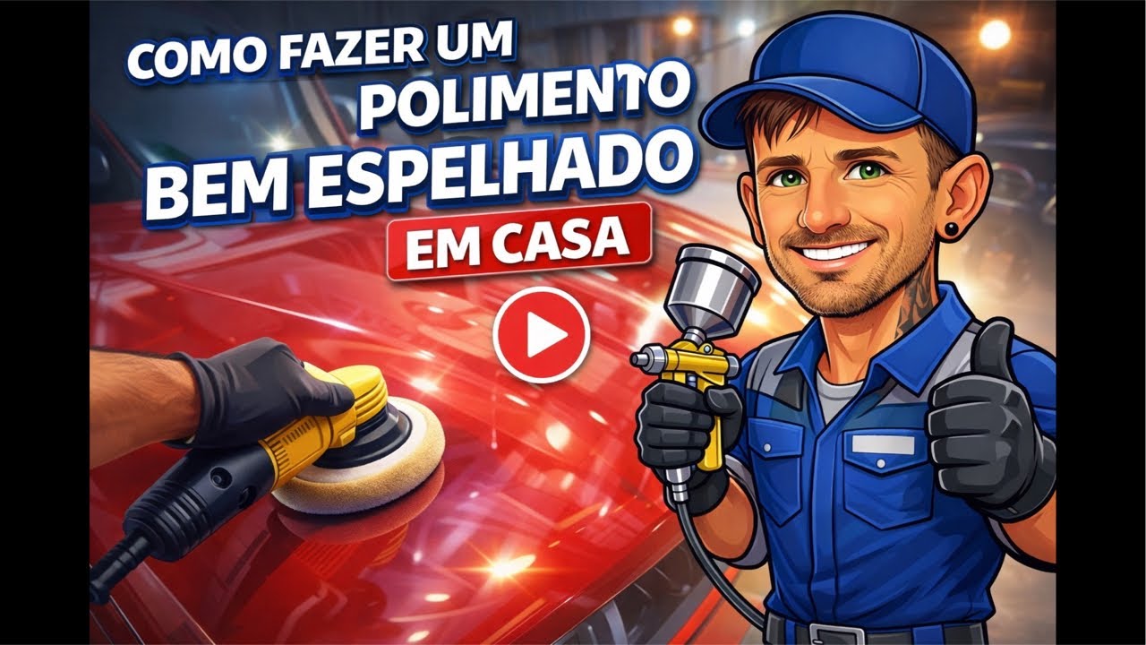 Como Deixar a Pintura um ESPELHO Perfeito (Método Caseiro!)