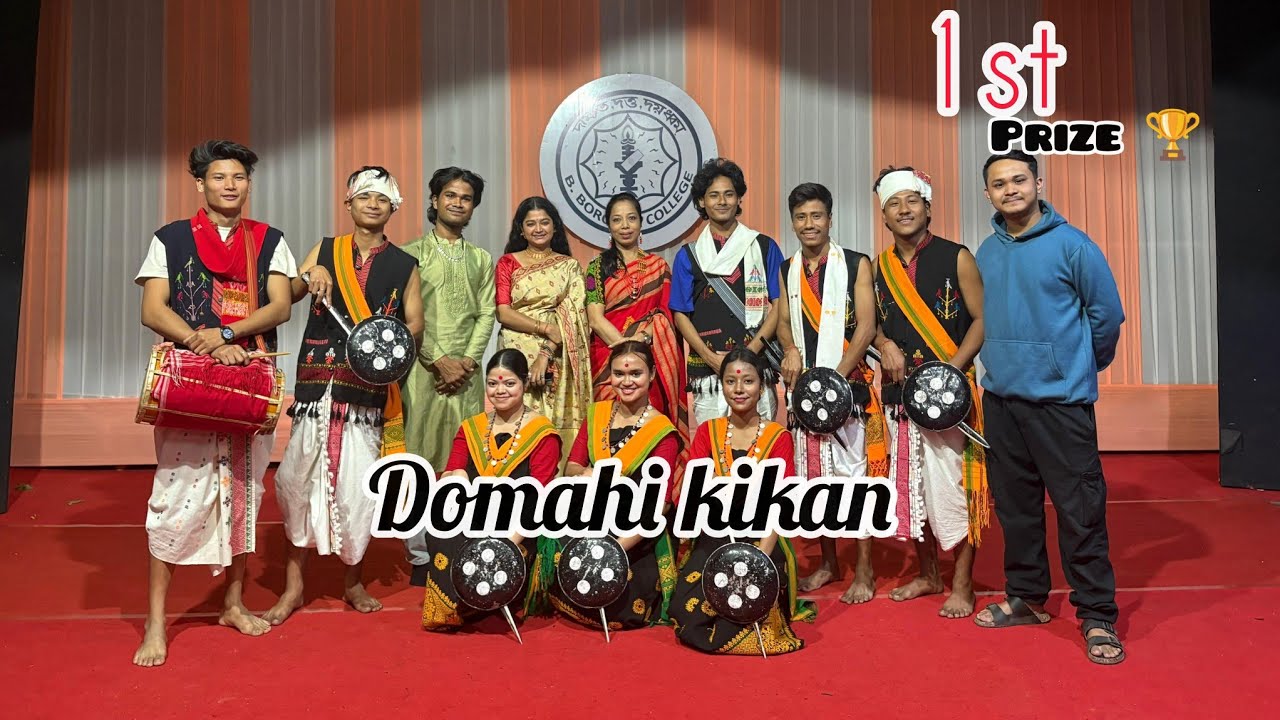 Department OF Talent / Folk Dance 1st Prize in B. Borooah College #flokdance #assam 