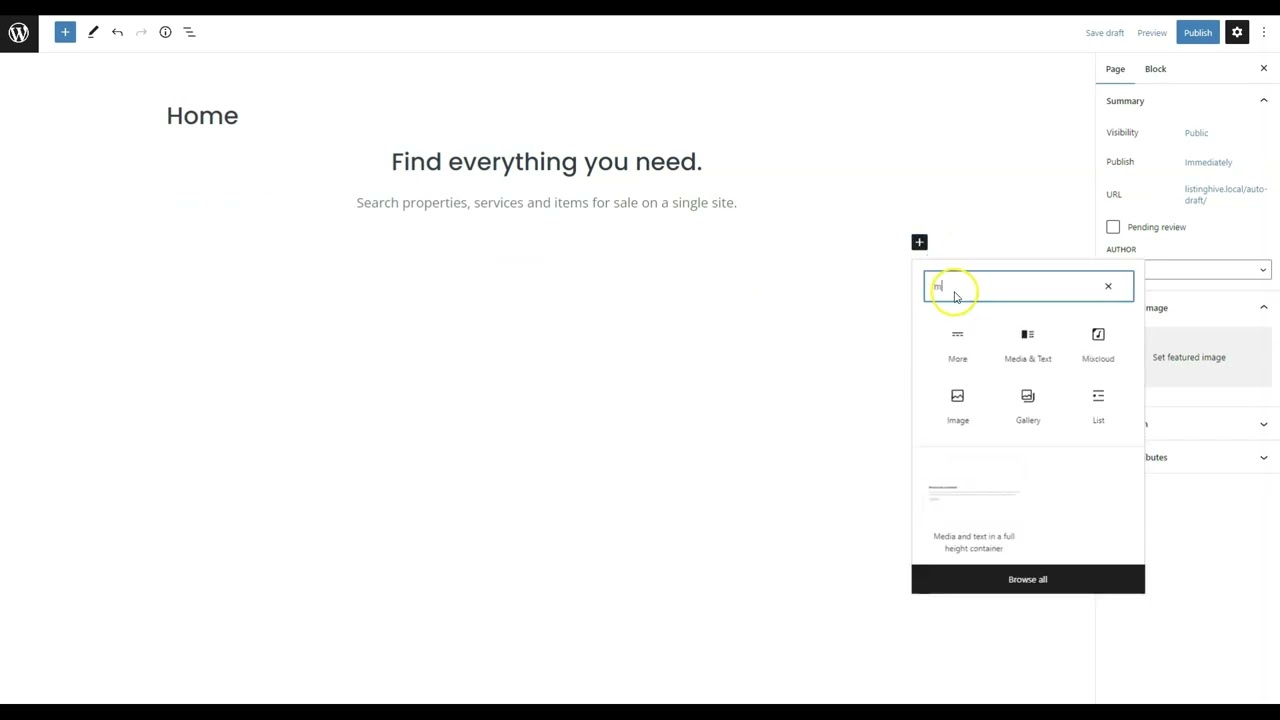 How to add a header image to pages I HivePress Docs