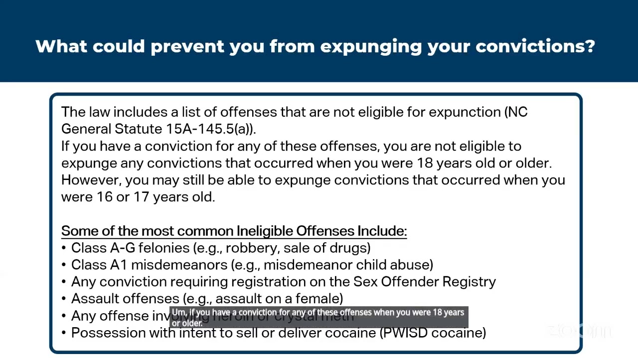 Criminal Record Expungement (7.1.25)