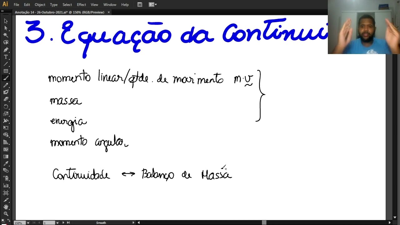 Mecflu/Continuidade/Dedu&ccedil;&atilde;o da Equa&ccedil;&atilde;o da Continudade