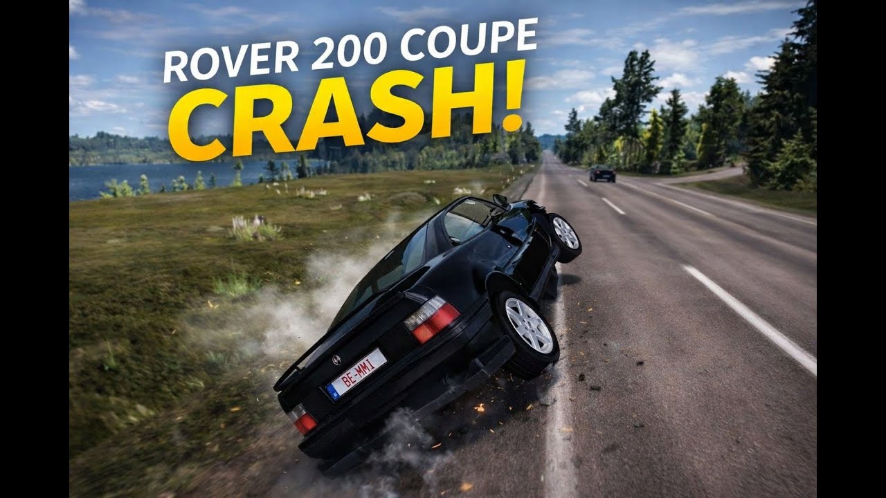 Rover 200 Coupe CRASH Beamng drive