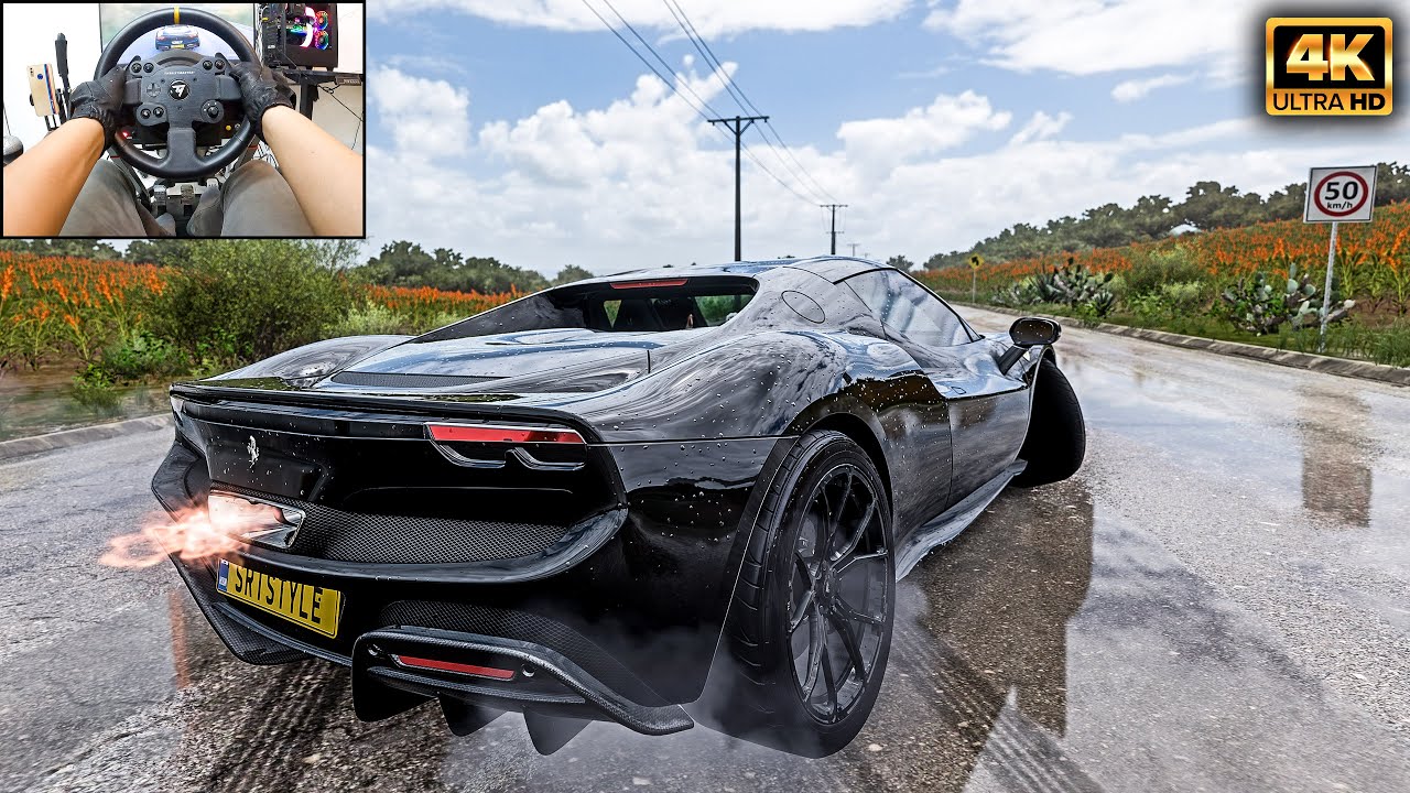 1100HP Ferrari 296 GTB | Forza Horizon 5 | Thrustmaster TX gameplay Steeringwheel