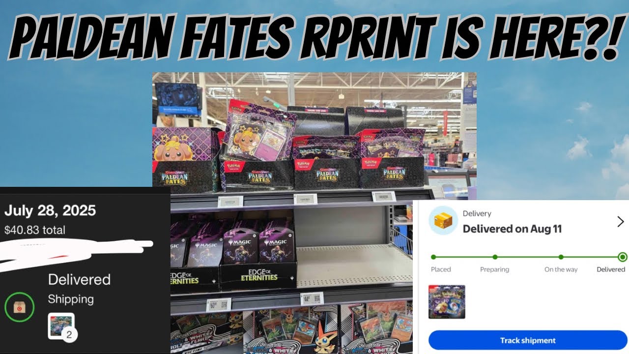 Paldean Fates Product Starting To Show Up In Stores!?!
