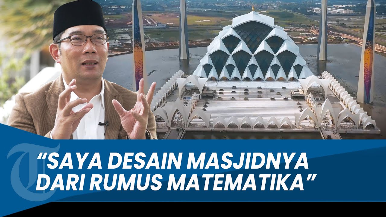 KEISTIMEWAAN Masjid Al Jabbar di Bandung, Hasil Rancangan Ridwan Kamil, Berkonsep Rumus Aljabar