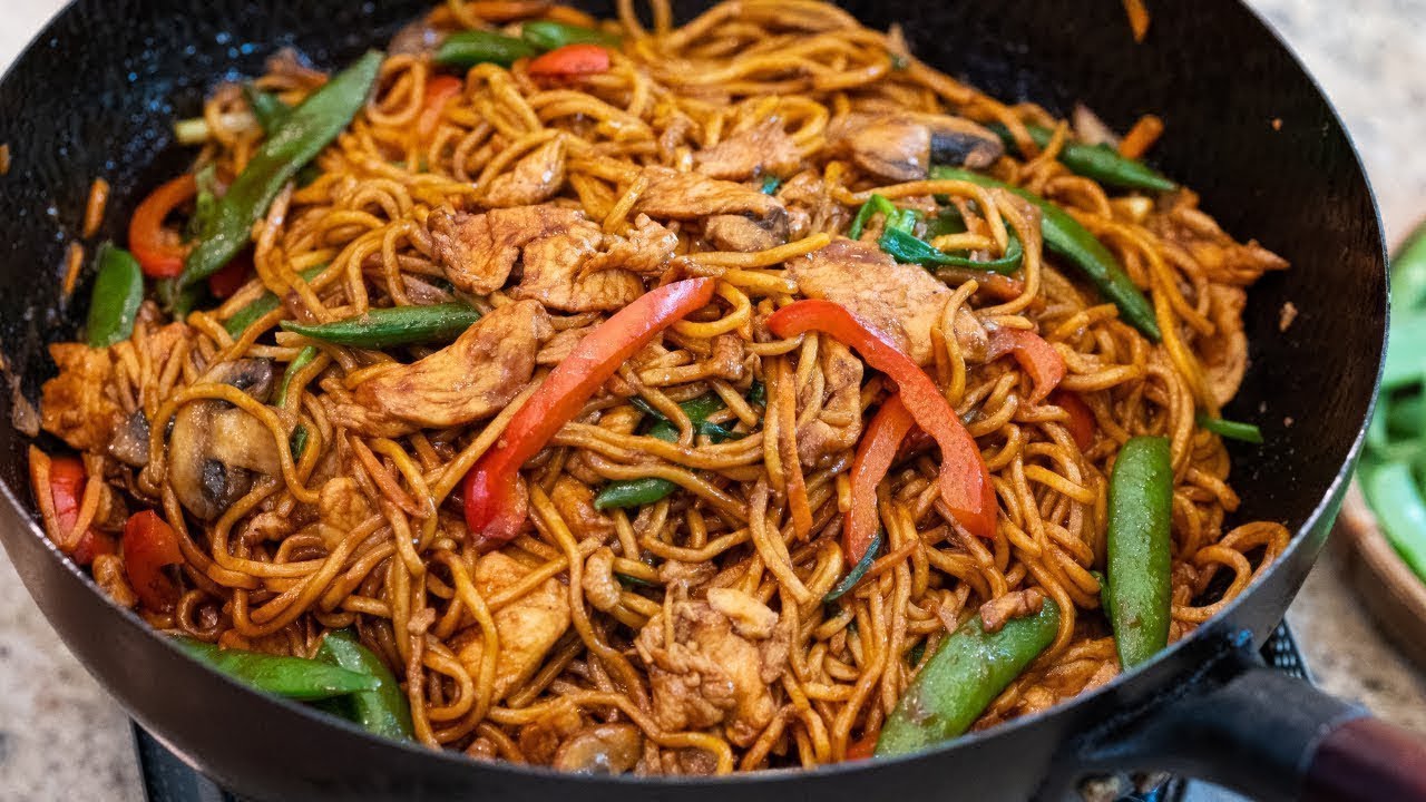 ЛУЧШЕ, ЧЕМ НА ВЫНОС - Легкий рецепт курицы Lo Mein