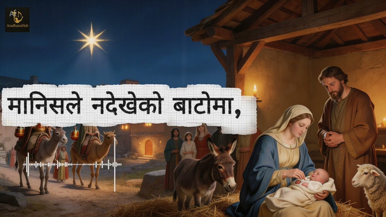 मानिसले नदेखेको बाटोमा,#aradhanahub #christianfolksong #nepalichristiansong #coversong