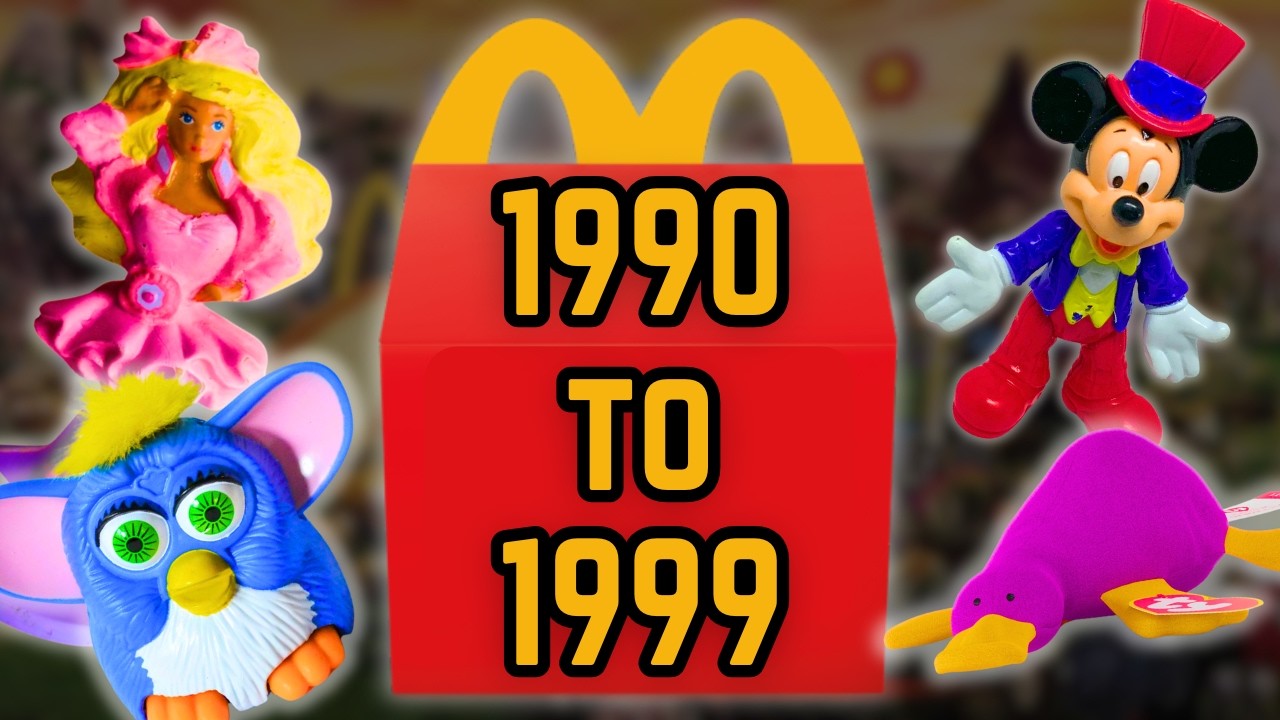 Все Happy Meal от McDonald’s с 1990 по 1999 год!
