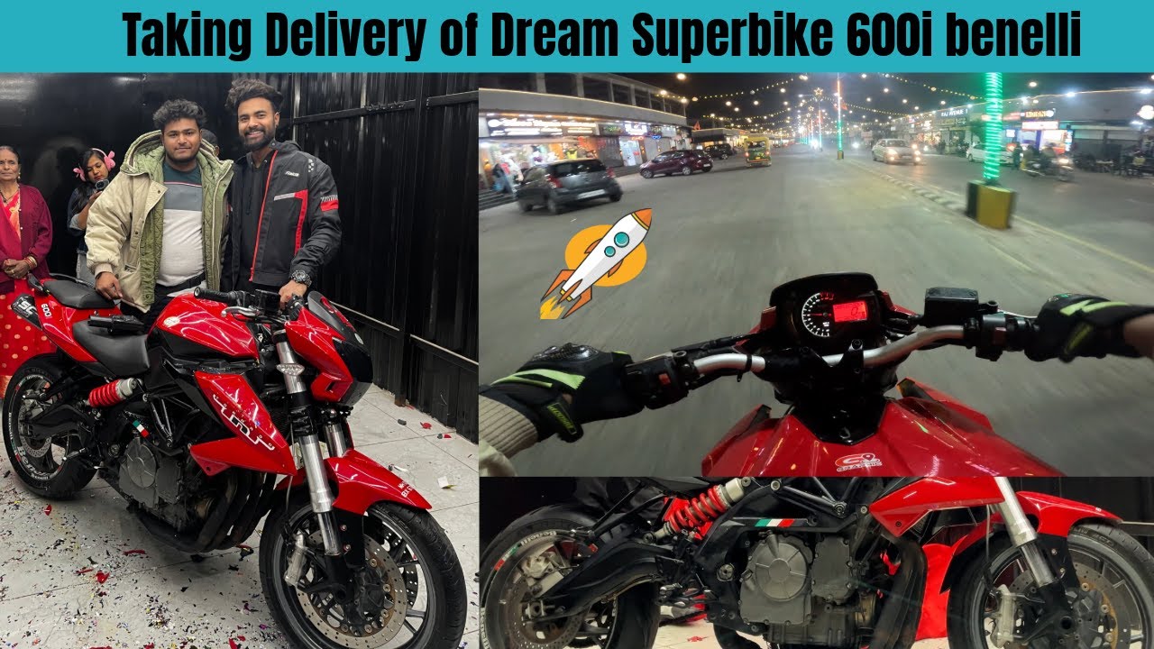 Taking Delivery of Dream Superbike || BENELLI 600I SOUND 🔥Crazy Machine😰