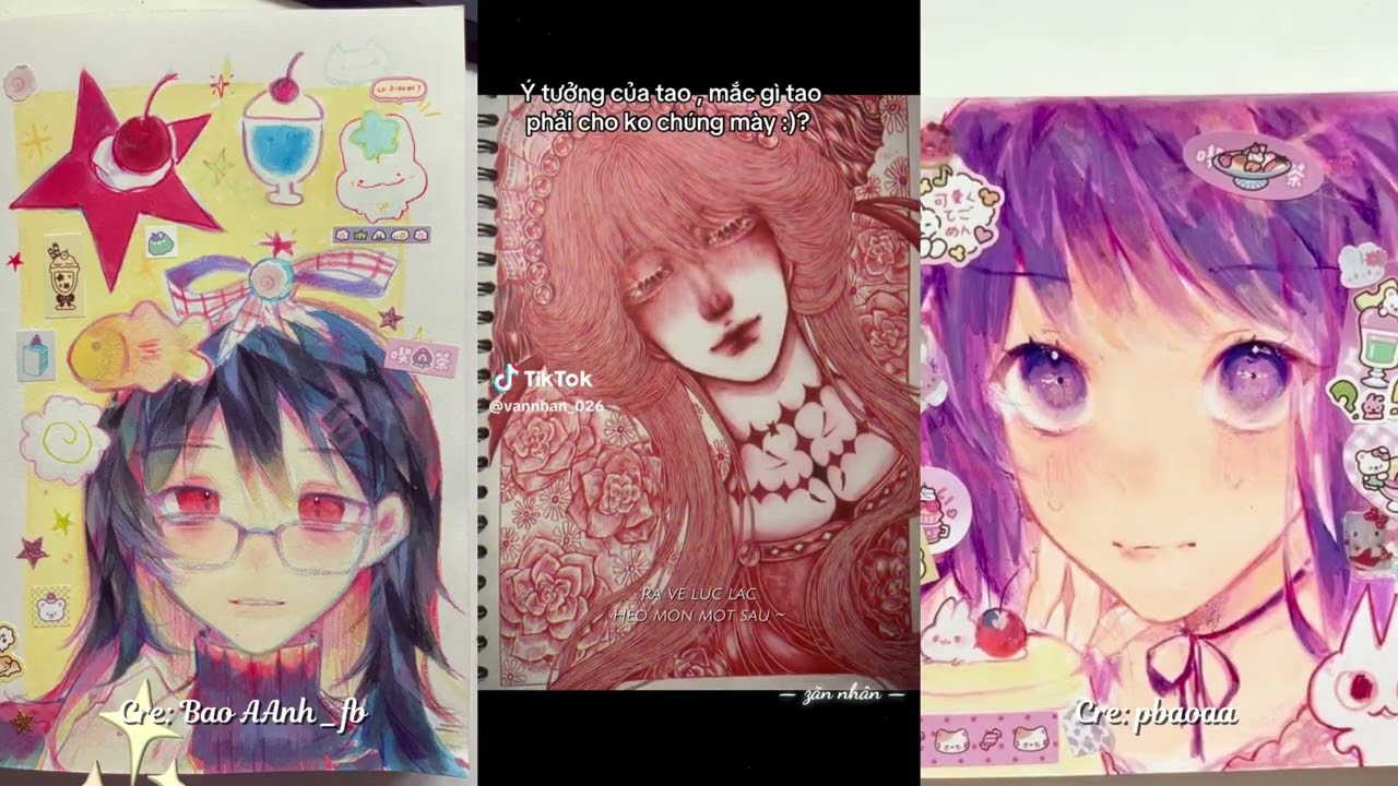|| Tổng hợp tiktok tranh vẽ của artist Việt Nam✨ • By edit: 🌷 ෆ Lyli Alice ෆ 🌷