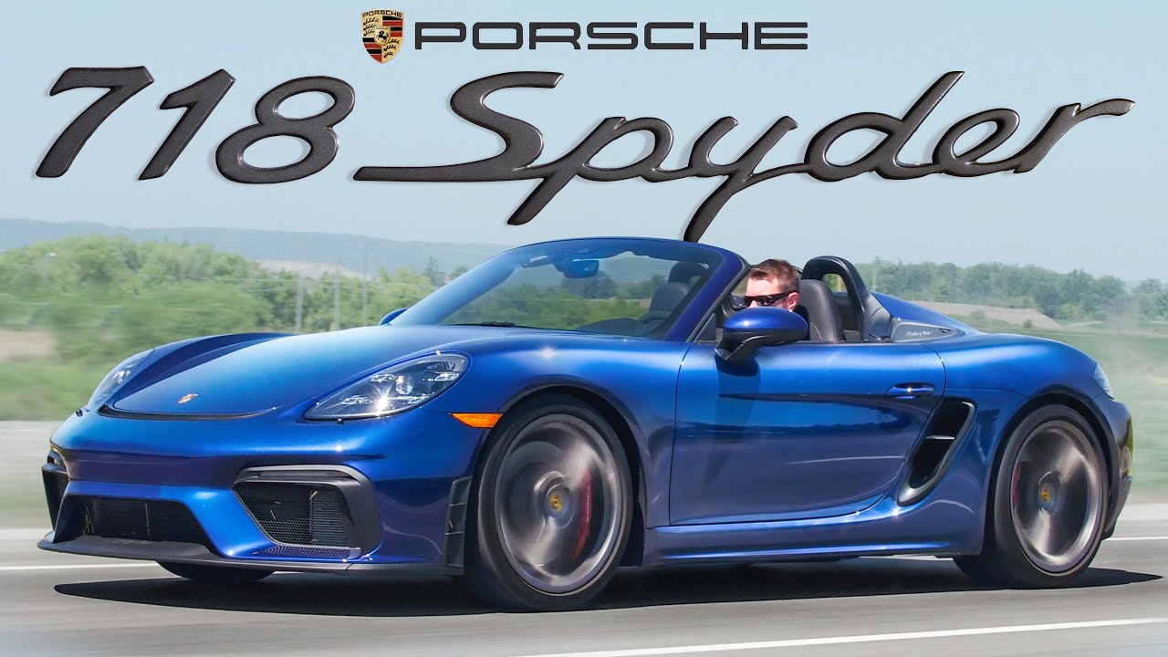 У этого Porsche есть один ОГРОМНЫЙ недостаток — обзор Porsche 718 Boxster Spyder 2020 года