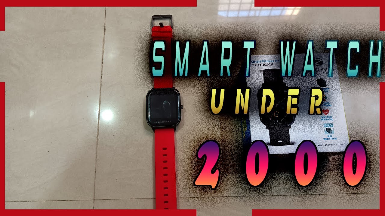 Zebronics Fitness Band Zeb FIT 920CH Unboxing