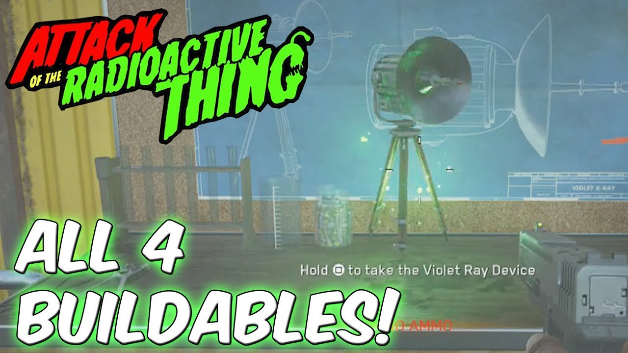 Attack Of The Radioactive Thing: All 4 Builables & Part Locations