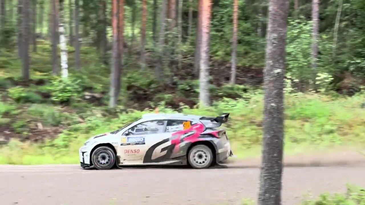 WRC Secto Rally Finland 2025 Päijälä | inc. Takamoto Katsuta - Japan Airlines