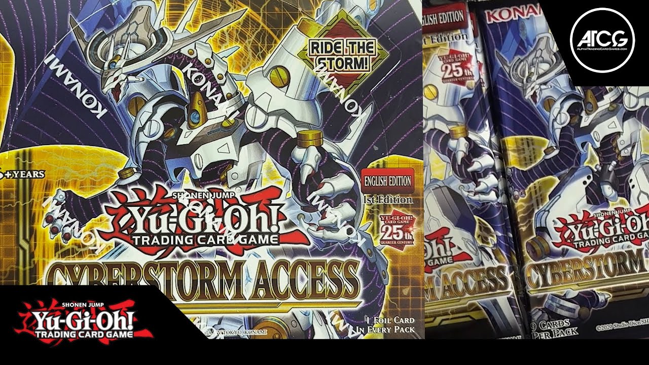 Yugioh CYBERSTORM ACCESS Booster Box Opening - INSANE GIVEAWAY!