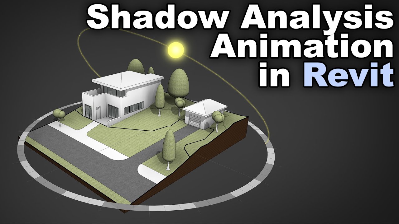 Анализ теней / Учебное пособие по солнечному излучению в Revit