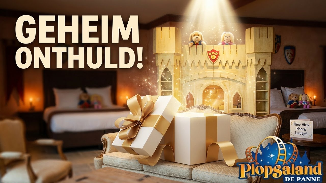 OVERNACHTEN IN PLOPSA HOTEL SAMSON EN MARIE SUITE VOOR LULUTJE HAAR VERJAARDAG
