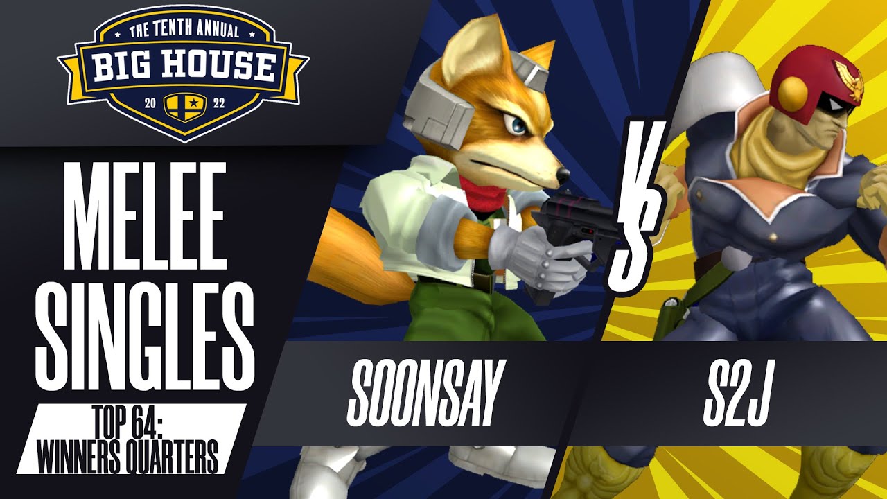 Soonsay vs S2J - Melee Singles Top 64: Winners Quarters - The Big House 10 | Fox vs Cpt Falcon