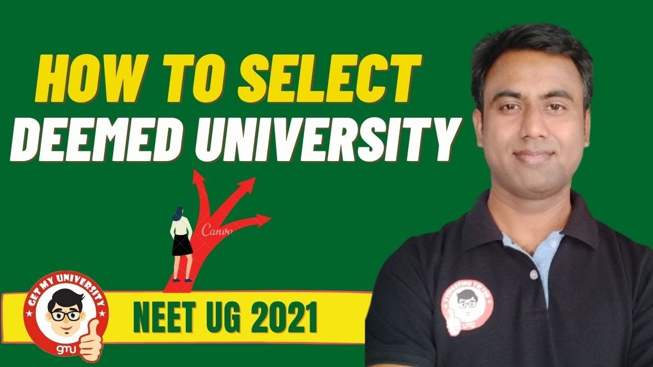 Selecting Best Deemed Universities in India | Deemed University Comparison | Get My University 🚑🏥😀