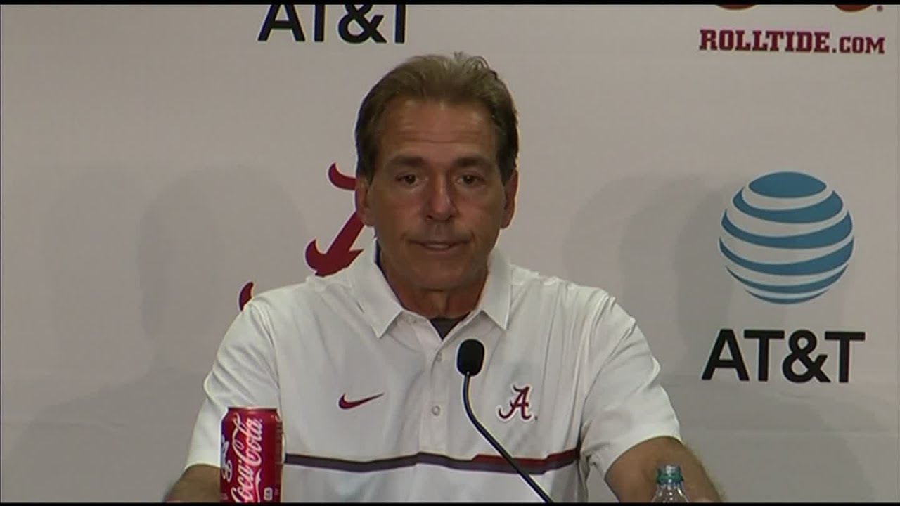 Nick Saban after Kentucky