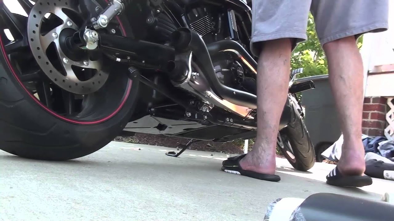 2012 VRSCDX Night Rod Special with Tab Baffled Muffler