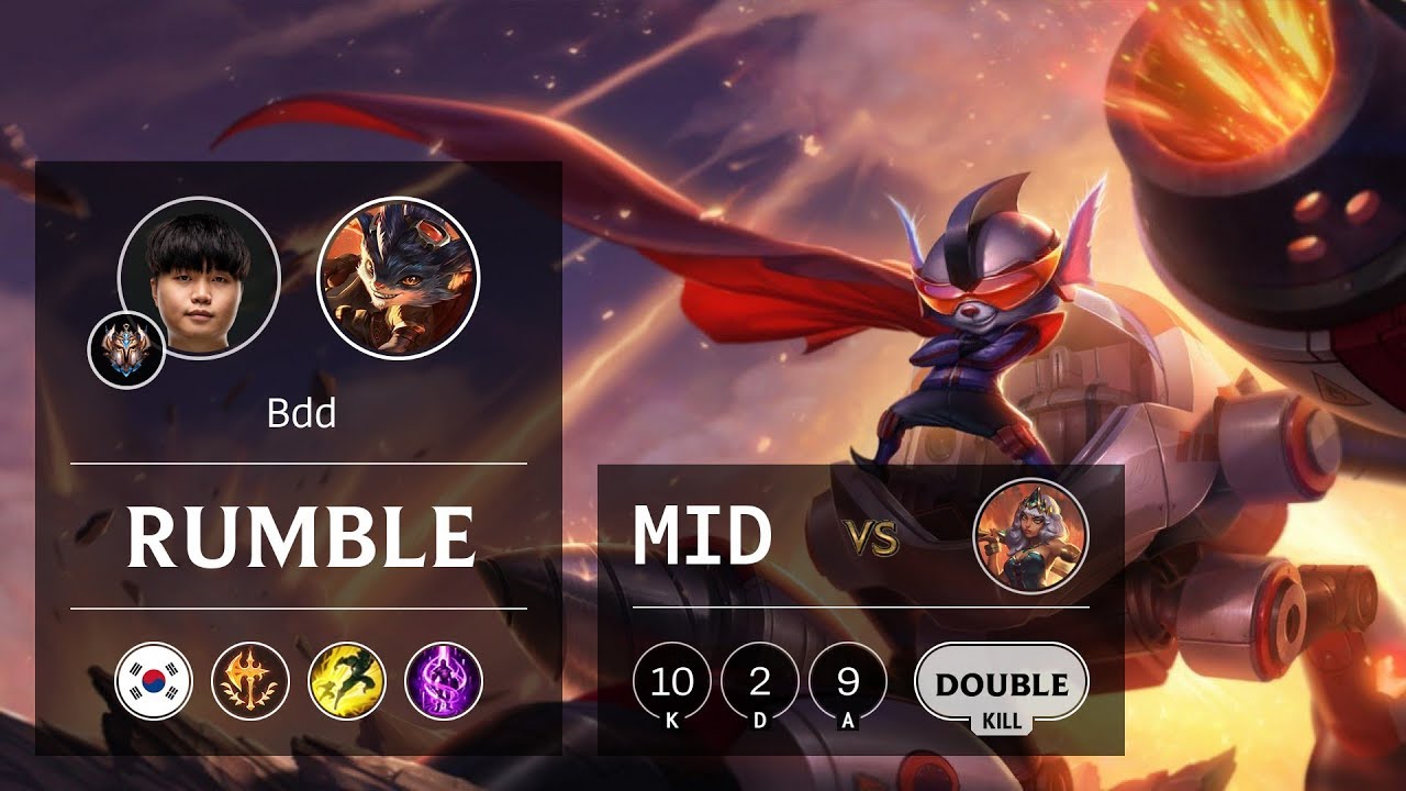 Rumble Mid vs Qiyana - KR Challenger Patch 9.24