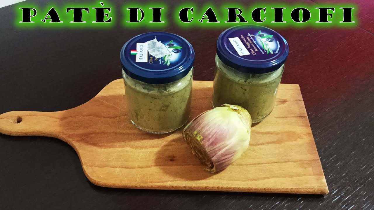 Paté di carciofi fatto in casa con le foglie di scarto