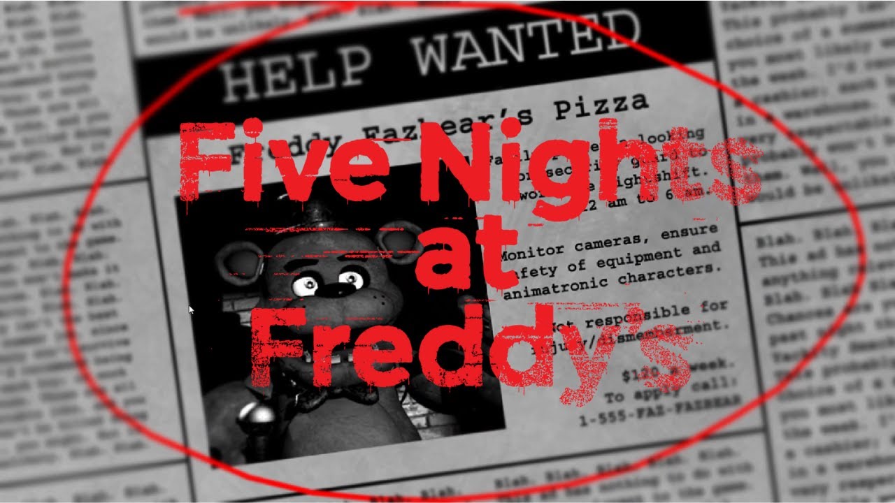Five Nights at Freddy's!! Nights 1 to 5
