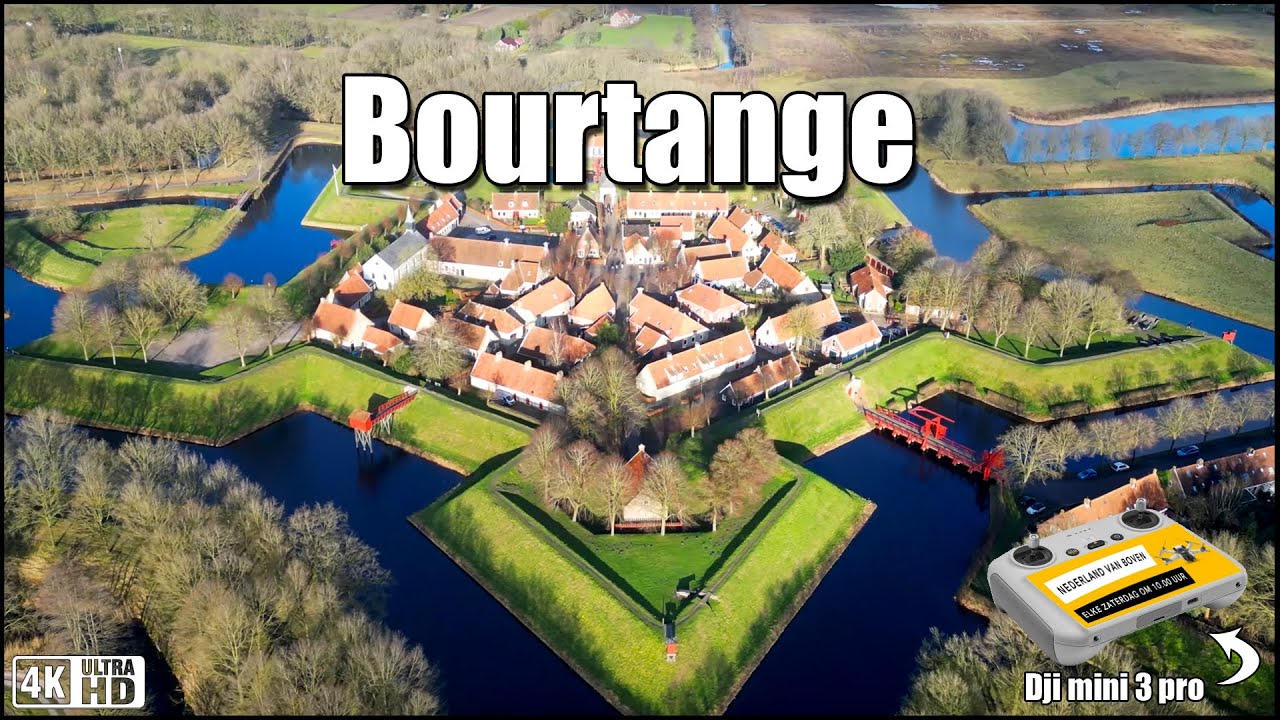 📍 Bourtange van Boven – Vestingstad als een Ster uit de Lucht ✨