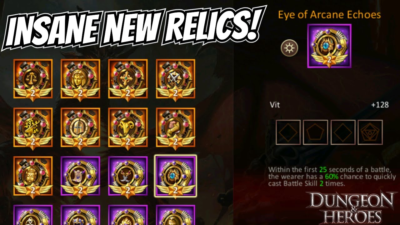 New relics in Dungeon and Heroes!