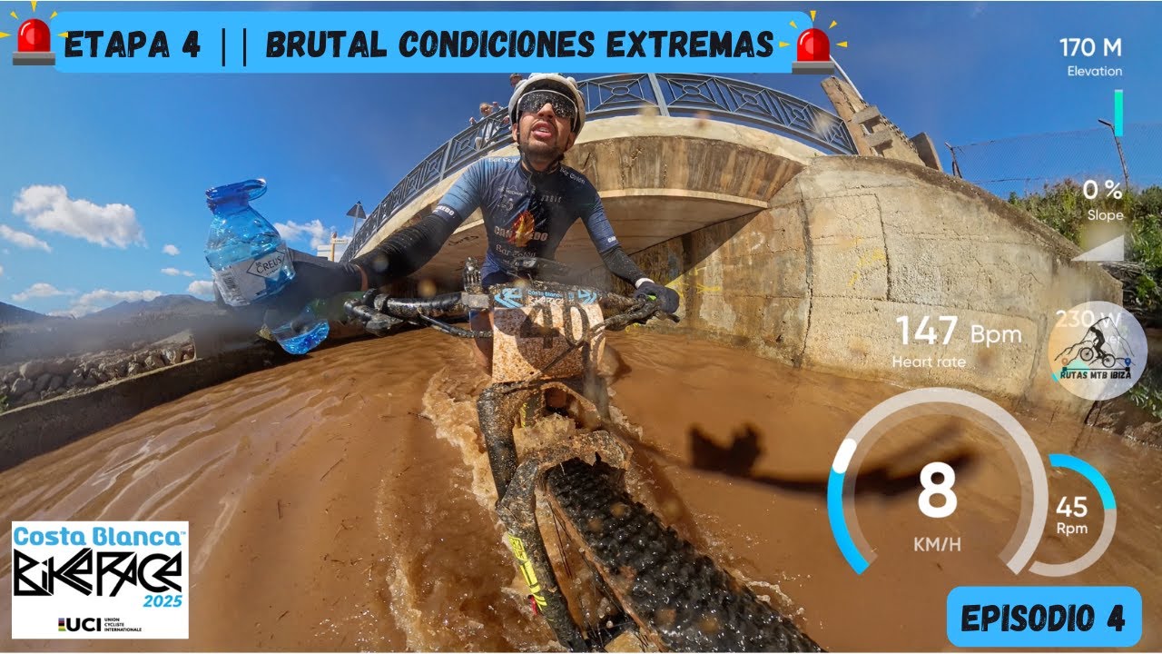 🚀ETAPA 4 COSTA BLANCA BIKE RACE || VOLANDO RAZO 💨 || ETAPÓN, CONDICIONES EXTREMAS... ⚠️⛈️