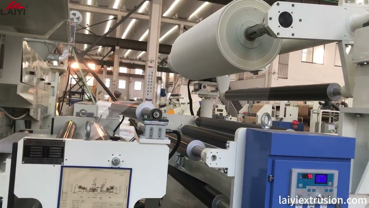 Aluminum Foil & Fiberglass Cloth Extrusion Laminating Machine