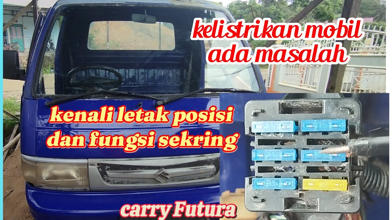 letak posisi dan fungsi sekring (fuse) mobil carry Futura#automobile#carryfutura #sekring