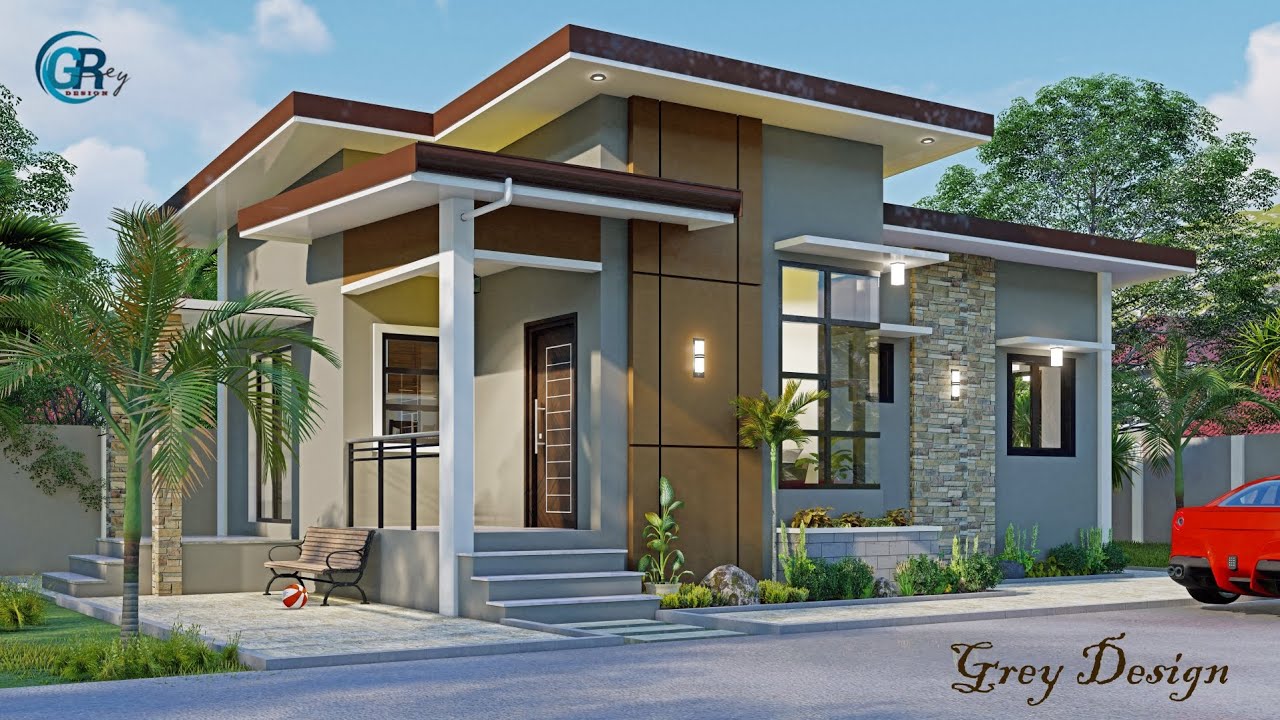 65 Sqm FLR. A.  2 BEDROOMS MODERN BUNGALOW
