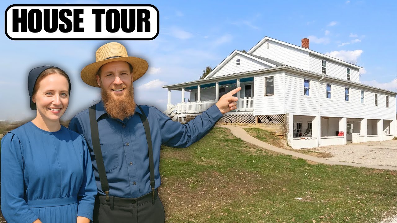 Inside a Stunning 13-Acre REAL Amish Home Tour | Traditional Farmhouse, Barns & Pond