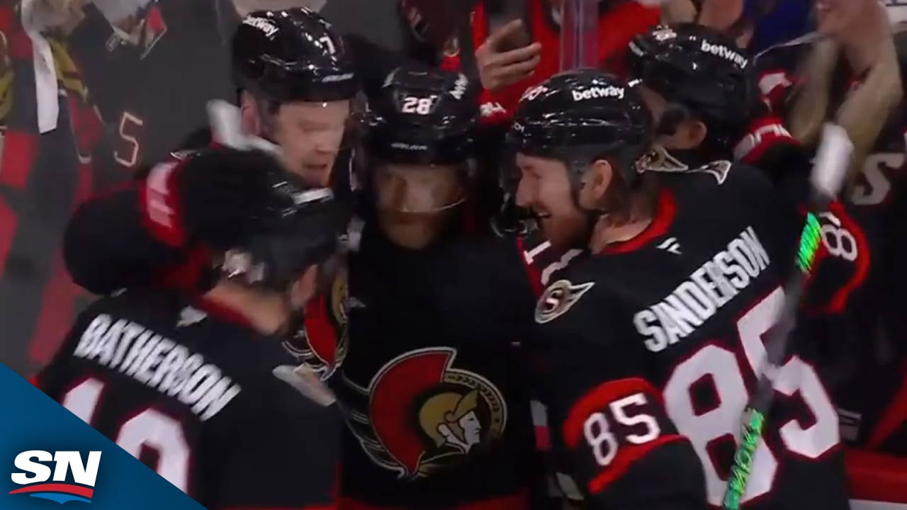 Senators' Claude Giroux Beats Stolarz With Sneaky Release For Power-Play Goal