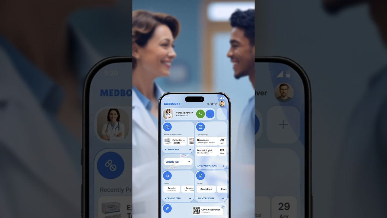 Health management App Concept UI Design made in Figma #uidesign #appdesign #figma #mobiledesign