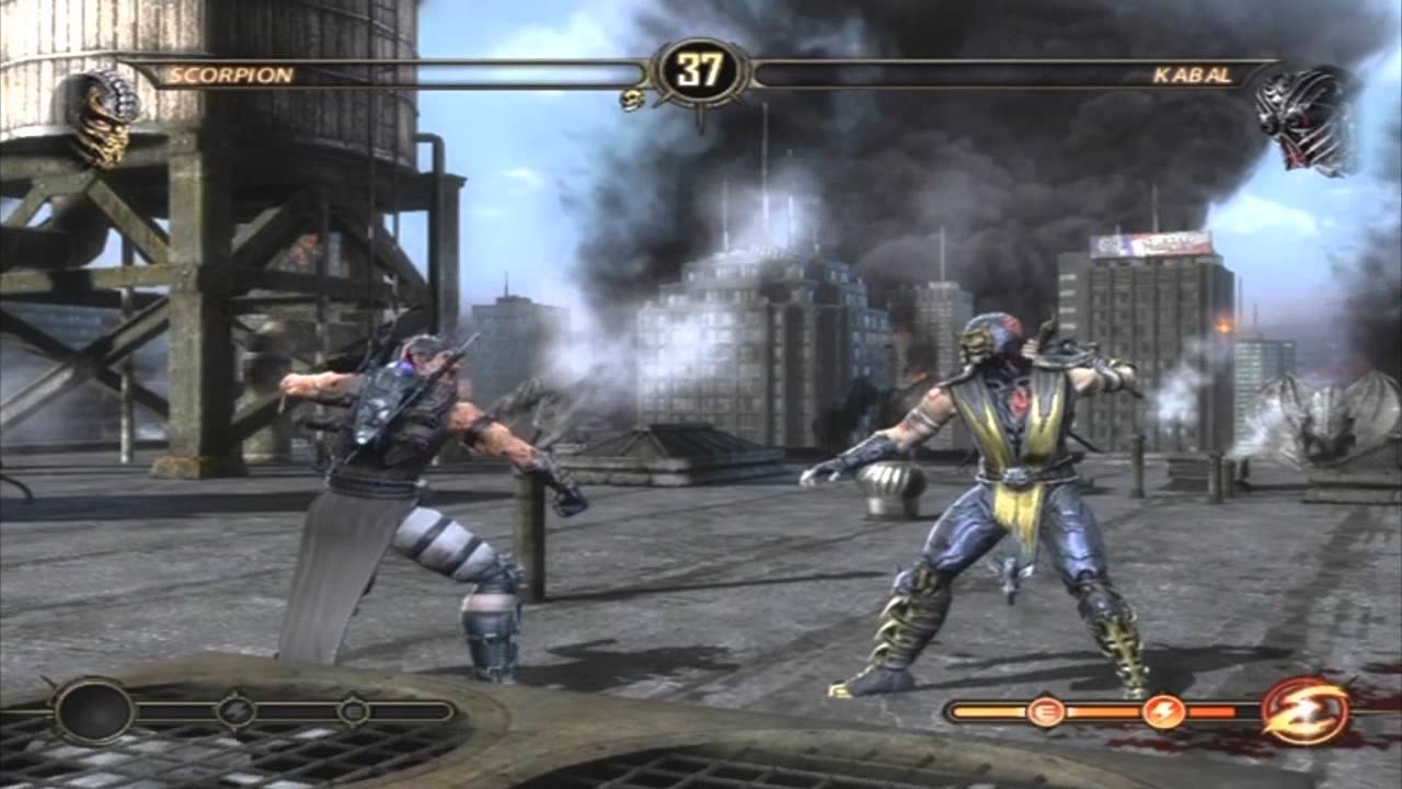 Mortal Kombat 9 Scorpion vs Kabal (Expert) - HD