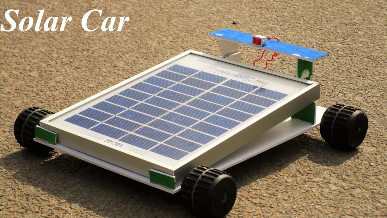 How To Make a Solar Car - does this really work