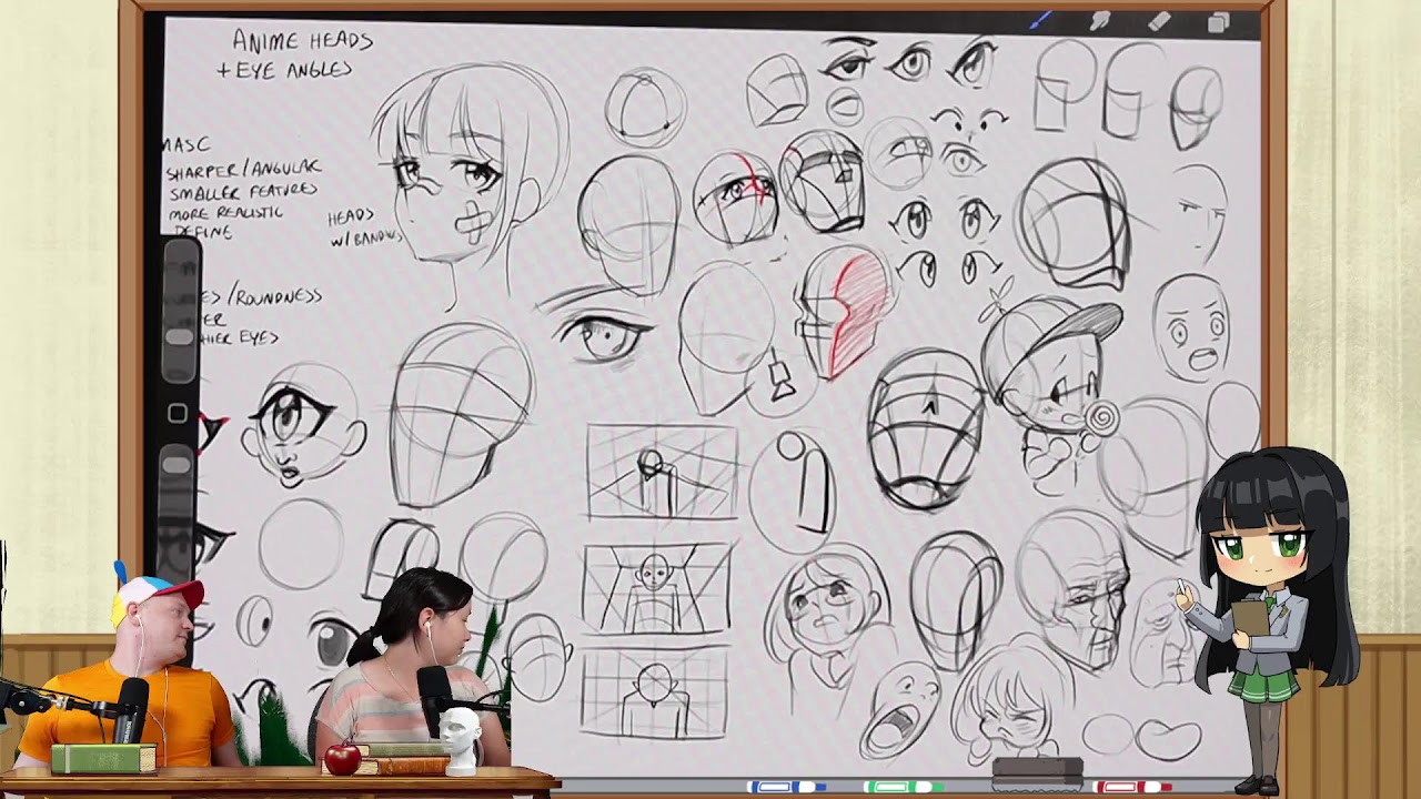 🔴 LIVE - Anime Head and Eye Angle Lessons 2/11/2026