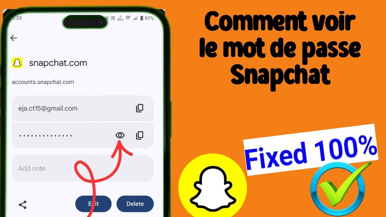 Comment voir son mot de passe Snapchat oublié | Trouver son mot de passe Snapchat