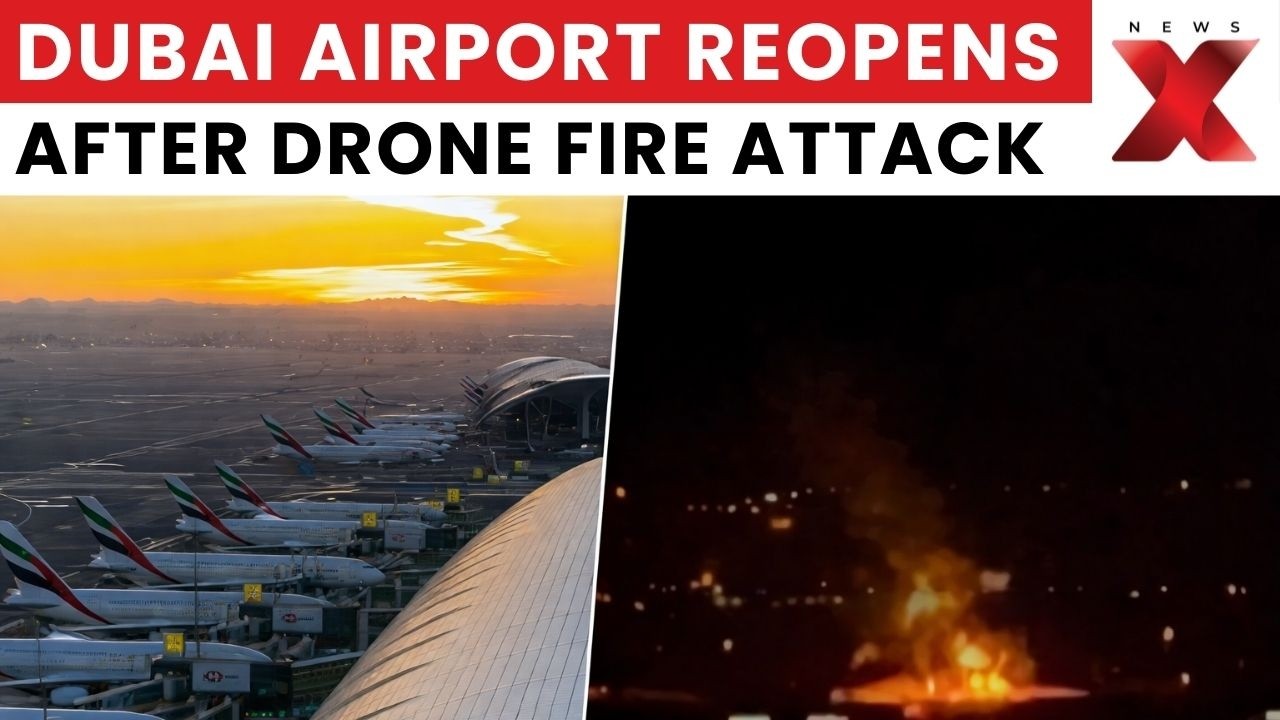 Dubai Flights Resume After Drone Attack Sparks Fuel Tank Fire Chaos | NewsX