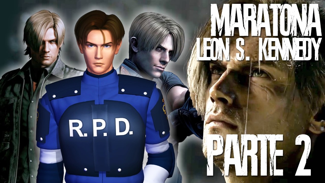 RESIDENT EVIL 2 CLÁSSICO! - MARATONA LEON S. KENNEDY (PARTE 2)