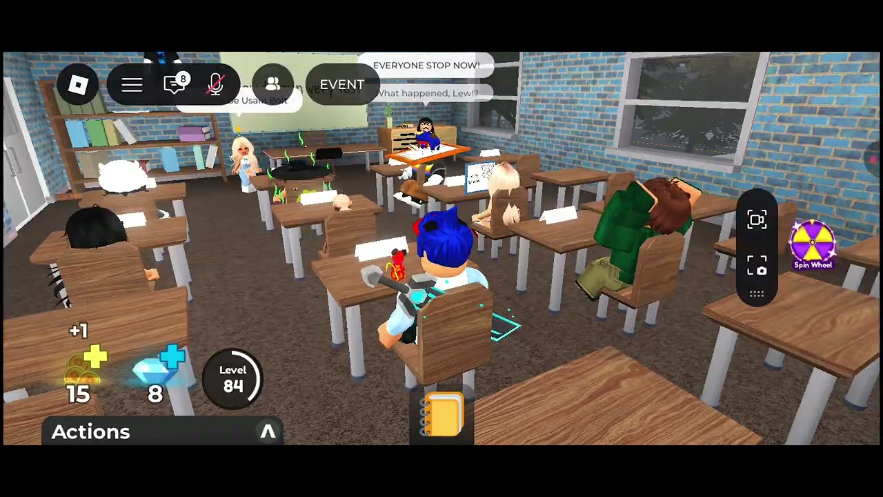 A typical day at school today 